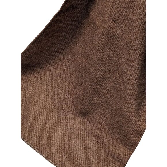 AKC Women Plus size 1X Embellished Southwestern Aztec Side Slit Linen Blend Top - Picture 7 of 12